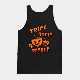 Halloween Gift Funny Saying Horror Pumpkin Tank Top